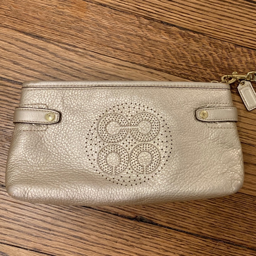 Champagne Coach Clutch